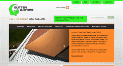 Desktop Screenshot of guttergators.com