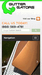 Mobile Screenshot of guttergators.com